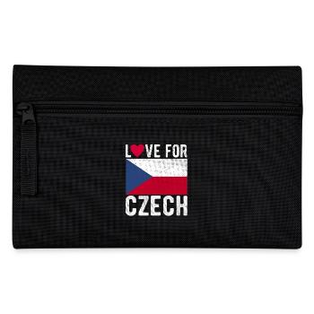 Czech souvenir - Pencil Case - black - Front
