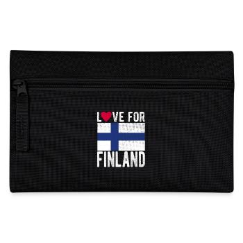 Finland Souvenir - Pencil Case - black - Front