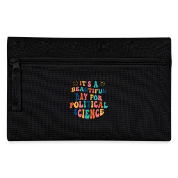 Political science - Pencil Case - black - Front