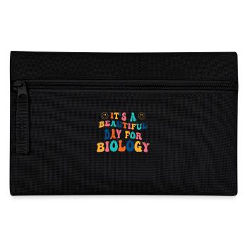 Biology Biologist Spruch - Pencil Case - black - Front