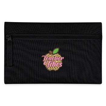 Teacher Apple Gift - Pencil Case - black - Front