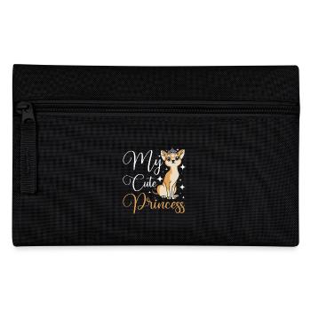 My cute prince Chihuahua - Pencil Case - black - Front