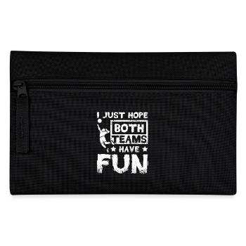 J’espère juste que les deux équipes auront du plaisir à jouer au volleyball - Trousse - noir - Devant
