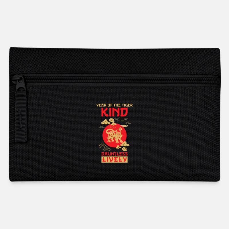 Signe chinois du zodiaque tigre - Trousse - noir