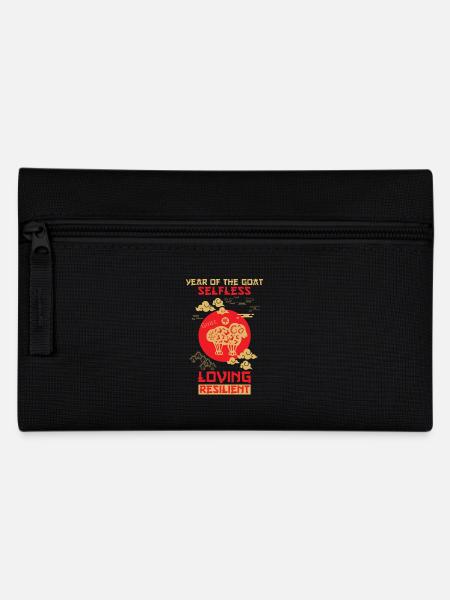 Signe chinois de chèvre - Trousse - noir