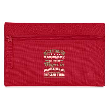 Political Science Degree - Pencil Case - red - Front