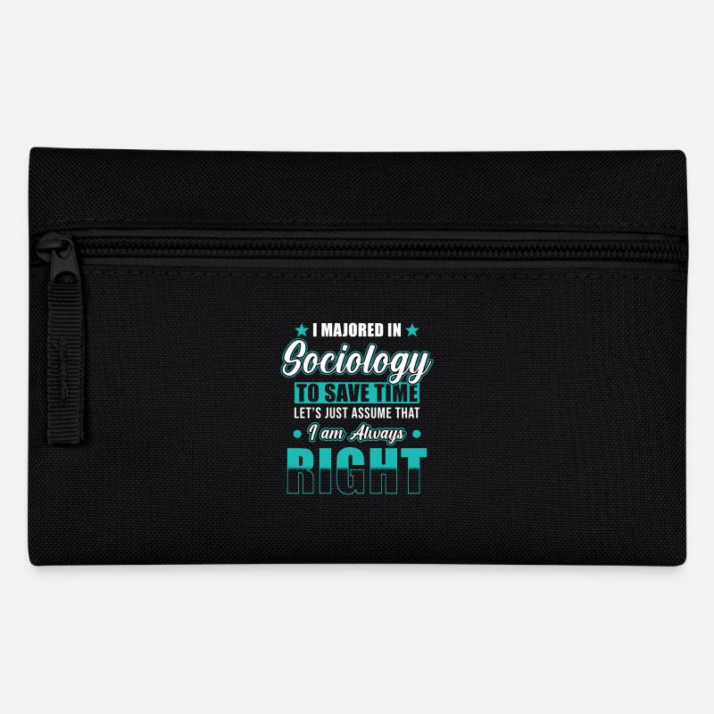 Sociology Degree - Pencil Case - black