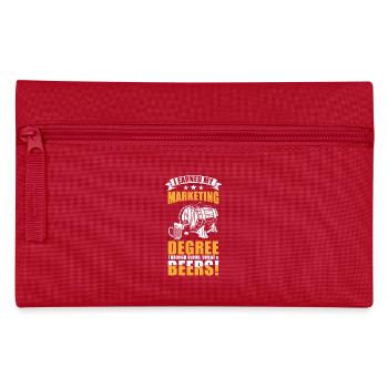 Marketing Degree - Pencil Case - red - Front