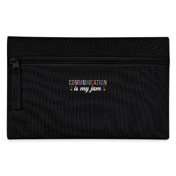 Communication is my passion - Pencil Case - black - Front