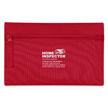 Building Inspector Gift - Pencil Case - red - Front
