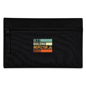 Building Inspector Gift - Pencil Case - black - Front