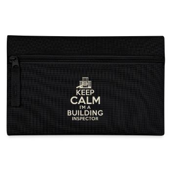 Building inspector Spruch - Pencil Case - black - Front