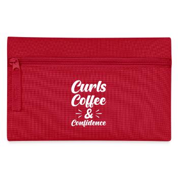 Attract coffee and self-confidence - Pencil Case - red - Front