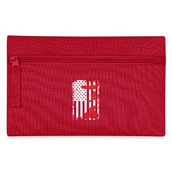 Patriotic triathlete - Pencil Case - red - Front