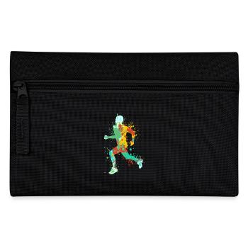 Splash Laufen Joggen - Federtasche - Schwarz - Vorne