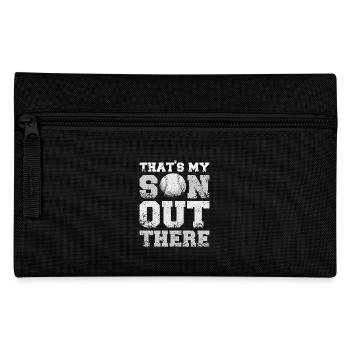 C’est mon fils fan de baseball - Trousse - noir - Devant