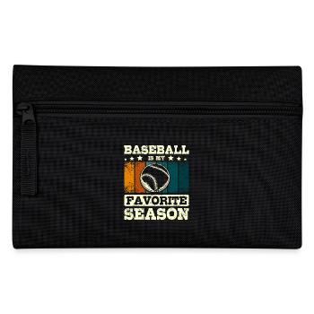 Le baseball est ma saison préférée - Trousse - noir - Devant