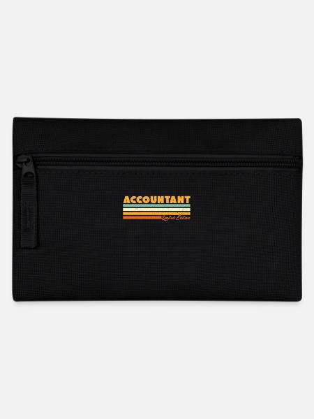Buchhalter Retro Geschenk - Federtasche - Schwarz