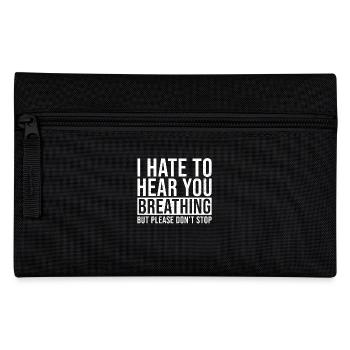 Misophonia Spell Breathing - Pencil Case - black - Front