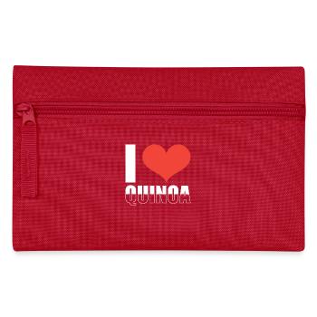 Dicton du quinoa - Trousse - rouge - Devant