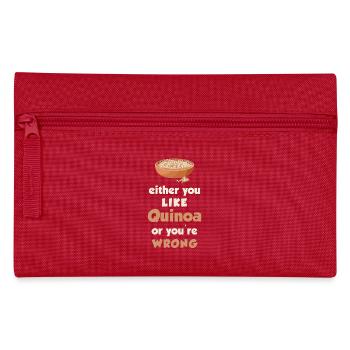 Dicton du quinoa - Trousse - rouge - Devant