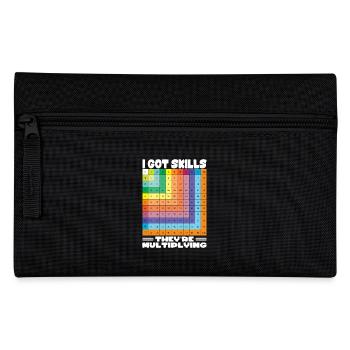 Cadeau de professeur de mathématiques - T-shirt de mathématiques - Trousse - noir - Devant