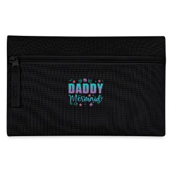 Papa Mermaid - Pencil Case - black - Front