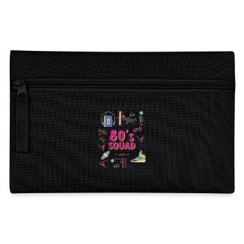 80's Squad 80's Party Motto Groupe 80s - Trousse - noir - Devant
