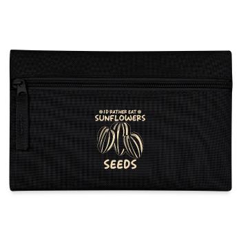 Sonnenblumenkerne - Federtasche - Schwarz - Vorne