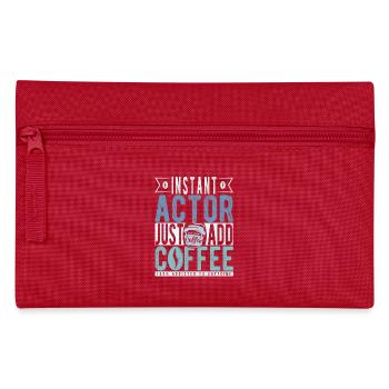 Buchalter coffee saying - Pencil Case - red - Front