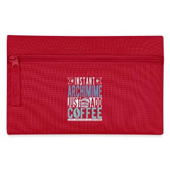 Dicton de café Buchalter - Trousse - rouge - Devant