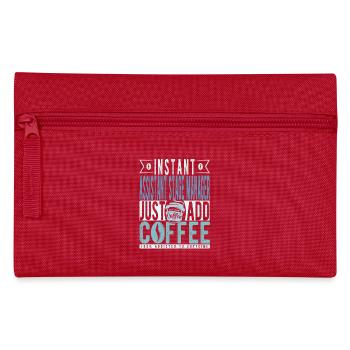Dicton de café Buchalter - Trousse - rouge - Devant