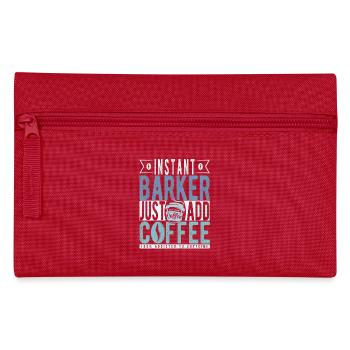 Dicton de café Buchalter - Trousse - rouge - Devant