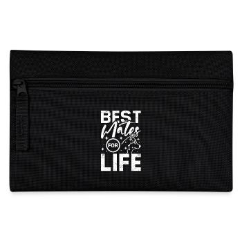 Best mates for life siberian husky - Pencil Case - black - Front