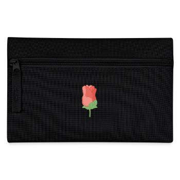 Rose Rote Rose Handgezeichnet - Federtasche - Schwarz - Vorne