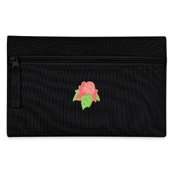 Rose Rote Rose Handgezeichnet - Federtasche - Schwarz - Vorne