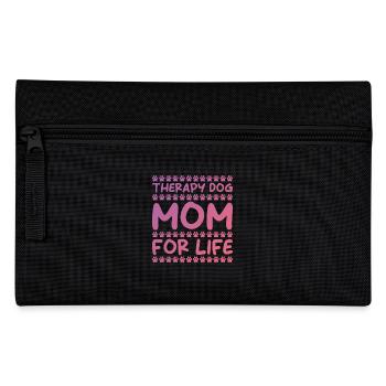 Thérapie chien maman - Trousse - noir - Devant