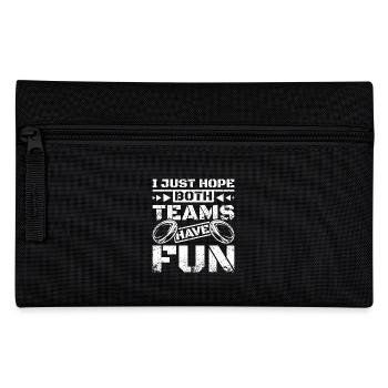 I just hope both teams have fun rugby - Pencil Case - black - Front