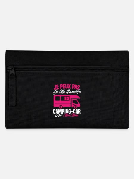 J'peux pas j'me barre en camping car avec mon mari - Trousse - noir