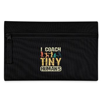 I coach tiny humans cricket coach - Federtasche - Schwarz - Vorne