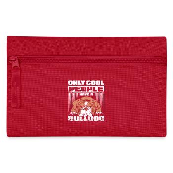 Seuls les gens cool ont un bouledogue anglais - Trousse - rouge - Devant
