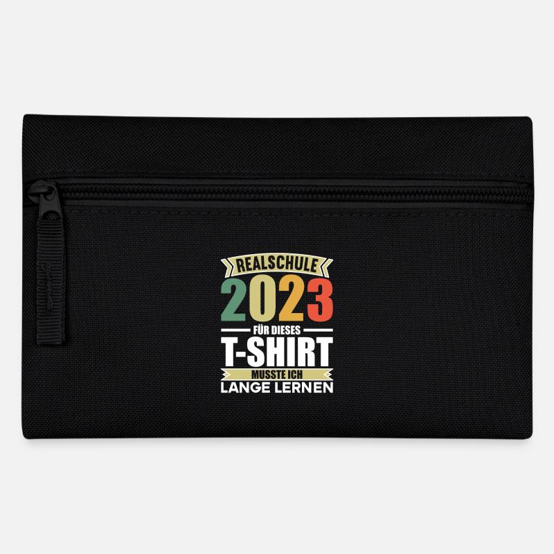 für dieses musste ich lange lernen Realschule 2023 - Federtasche - Schwarz