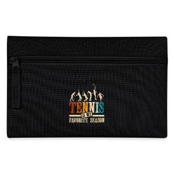 Le tennis est ma saison préférée - Trousse - noir - Devant