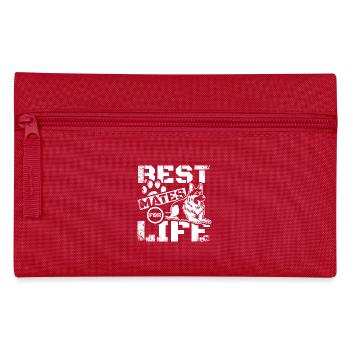 Meilleurs amis pour la vie berger anglais - Trousse - rouge - Devant