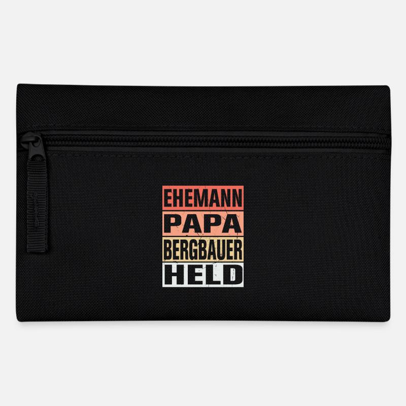 Bergbauer Vater Ehemann Held - Federtasche - Schwarz