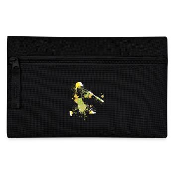 Splash Art Softball Player - Federtasche - Schwarz - Vorne