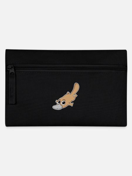 Schnabeltier - Federtasche - Schwarz