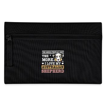 Je n’aime pas les gens aiment mon berger australien - Trousse - noir - Devant