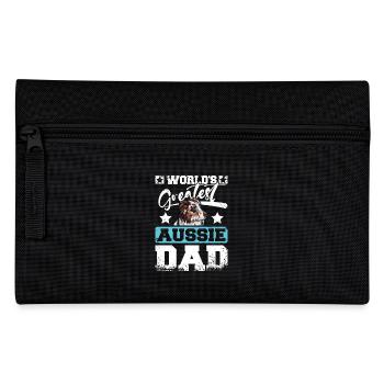 World's greatest Aussie dad - Pencil Case - black - Front