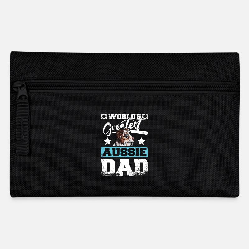 World's greatest Aussie dad - Federtasche - Schwarz